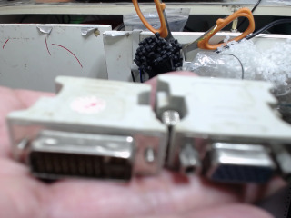 DVI公轉VGA母轉接頭