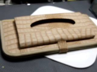 鱷魚紋面紙套