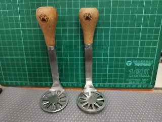 木柄壓泥器