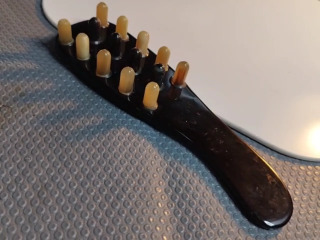 牛角按摩梳
