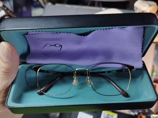 復古眼鏡+盒