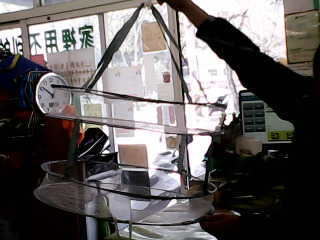 露營曬碗網架