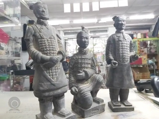 秦俑兵俑马俑高仿陶土烧制会议旅游外事礼品手工艺品摆件模