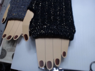 閃閃發光連指手套