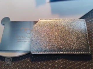金色名片鏡子