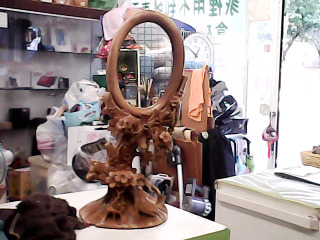 木雕梳化鏡
