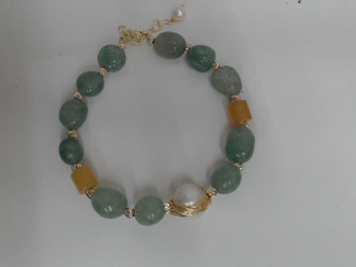 天然珍珠設計手鍊