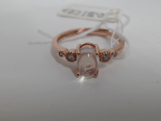 天然月光純銀戒指