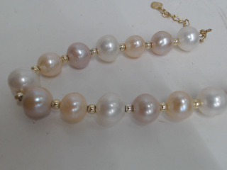 天然珍珠設計款手珠