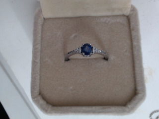 天然藍寶石戒指