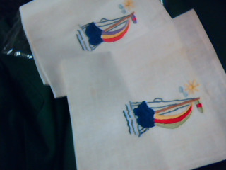 方巾2入-有黃斑