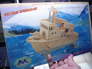 快艇船立體拼圖