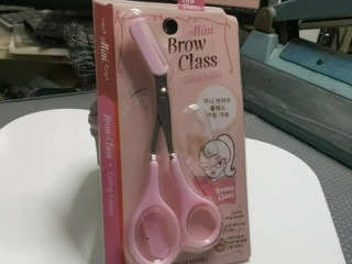 帶梳子修眉美容剪