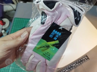 粉色防水防滑手套