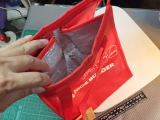 桃紅運動手提袋