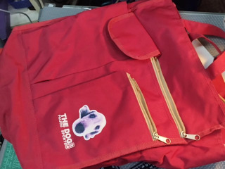 桃紅運動手提袋