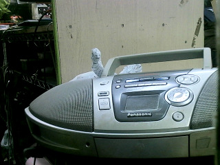 手提CD音響+遙控器