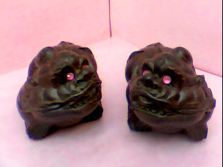 沉木招財大貔貅一對