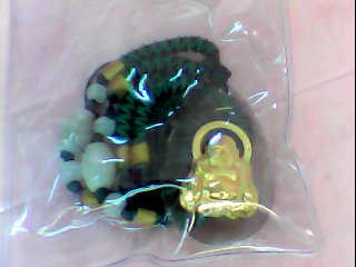 刻千足金光環彌勒項鍊(大)