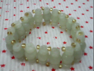 和田玉平安手鍊