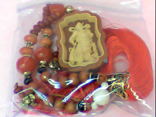 黃楊木關公掛飾