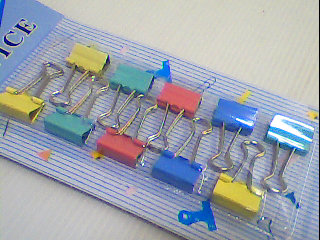 彩色長尾夾多入