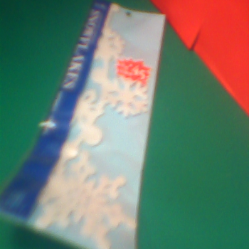 不織布雪花掛飾